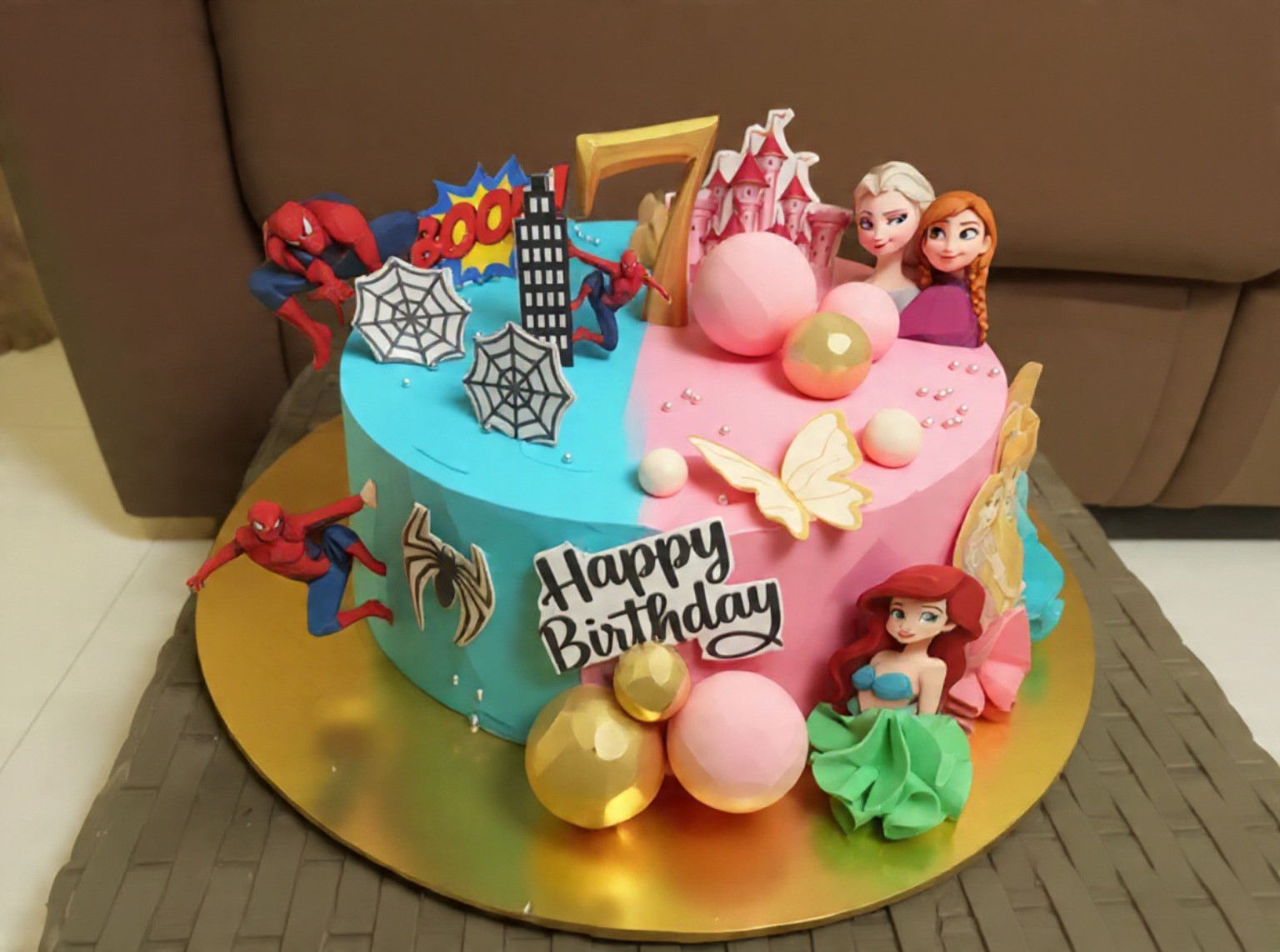 Lavanya custom Boss Baby themed celebration cake